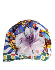 Dolce & Gabbana Multifärg Carretto Mönster Turban Huvudbonad Hatt - Turbiner