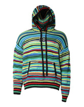 Dolce & Gabbana Multicolor Cotton Hooded Pullover Sweater - IT48 | M - Hoodies