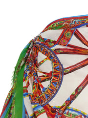 Dolce & Gabbana Multicolor Cotton Long Skirt - One Size