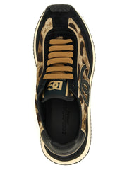 Dolce & Gabbana Multicolor Cotton Low Top Sneakers - EU39/US9