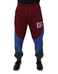 Dolce & Gabbana Multicolor Cotton Men Jogger Sweatpants Pants - IT48 | M - Joggers
