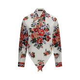 Dolce & Gabbana Multicolor Cotton Pattern Shirt - IT42 | L
