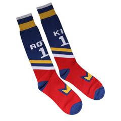 Dolce & Gabbana Multicolor Cotton Stretch Over Calf Socks - M - Crew Socks