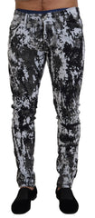 Dolce & Gabbana Multicolor Cotton Tie Dye Skinny Denim Jeans - IT50 | L - Jeans