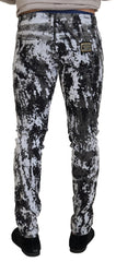 Dolce & Gabbana Multicolor Cotton Tie Dye Skinny Denim Jeans - IT50 | L - Jeans