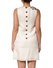 Dolce & Gabbana Multicolor Crystal Embellished A-line Mini Dress - IT38 | XS - Dresses