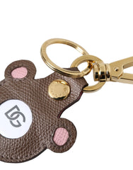 Dolce & Gabbana Multicolor Dauphine Calfskin DG Logo Keyring Keychain - Keychains