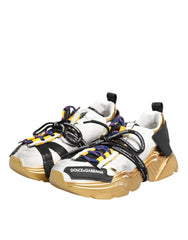 Dolce & Gabbana Multicolor Daymaster Low Top Sneakers Shoes - Sneakers