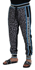 Dolce & Gabbana Multicolor DG King Leopard Print Jogger Pants - IT52 | L - Joggers