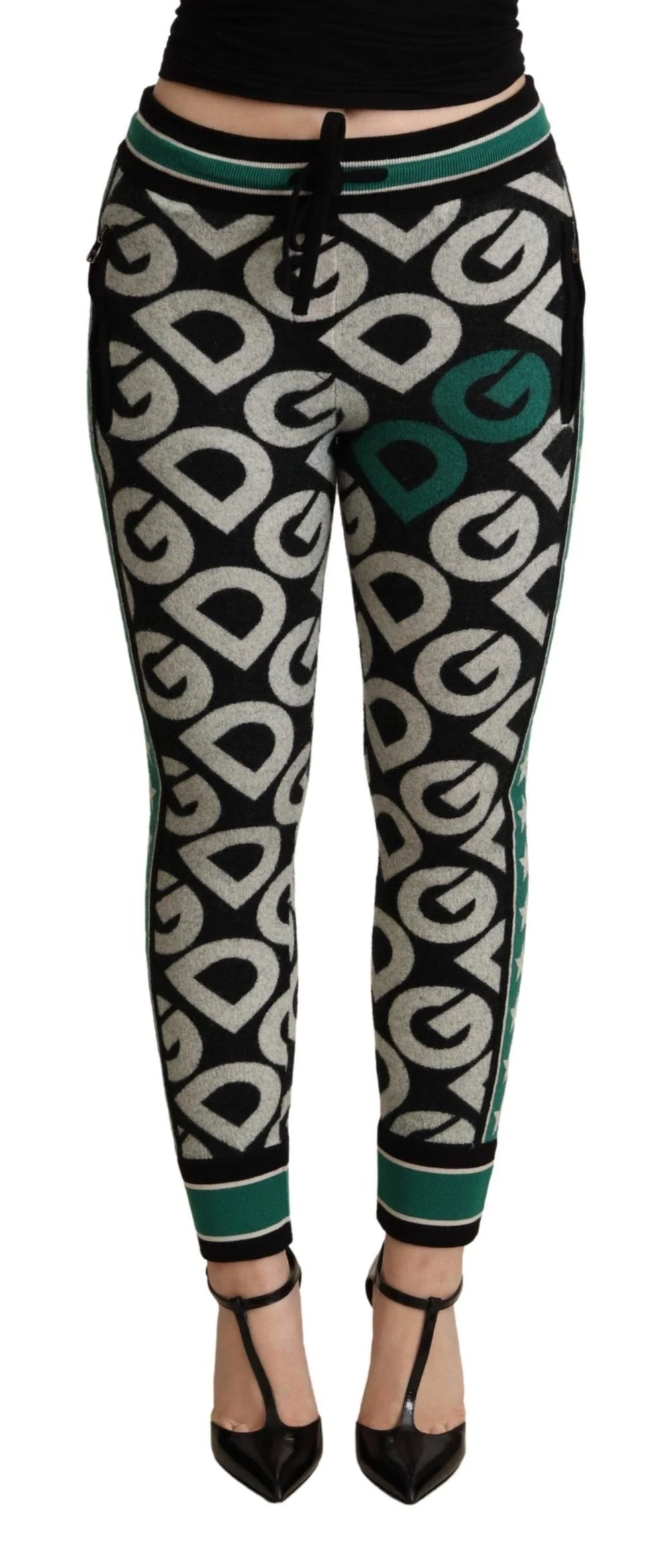 Dolce & Gabbana Multicolor DG Mania Joggers Sweatpants - IT36 | XS - Joggers