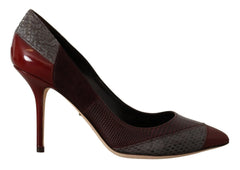 Dolce & Gabbana Multicolor Exotic Leather Heels Pumps Shoes - EU37.5/US7 - Heels