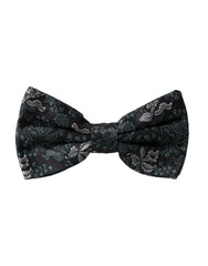 Dolce & Gabbana Multicolor Fantasy Floral Silk Adjustable Neck Men Bow Tie - Neckties