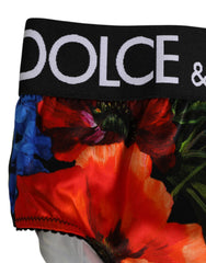 Dolce & Gabbana Multicolor Floral Print High Waist Panty Underwear - IT3 | M - Briefs