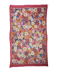 Dolce & Gabbana Multicolor Floral Print Shawl Stole 200cm x 120cm Scarf