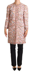 Dolce & Gabbana Multicolor Floral Print Silk Trench Coat Jacket - IT40 | M - Trench Coats