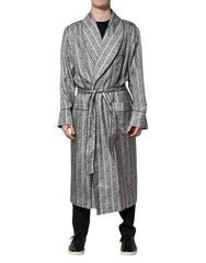 Dolce & Gabbana Multicolor Floral Robe Coat Wrap Jacket - Robes