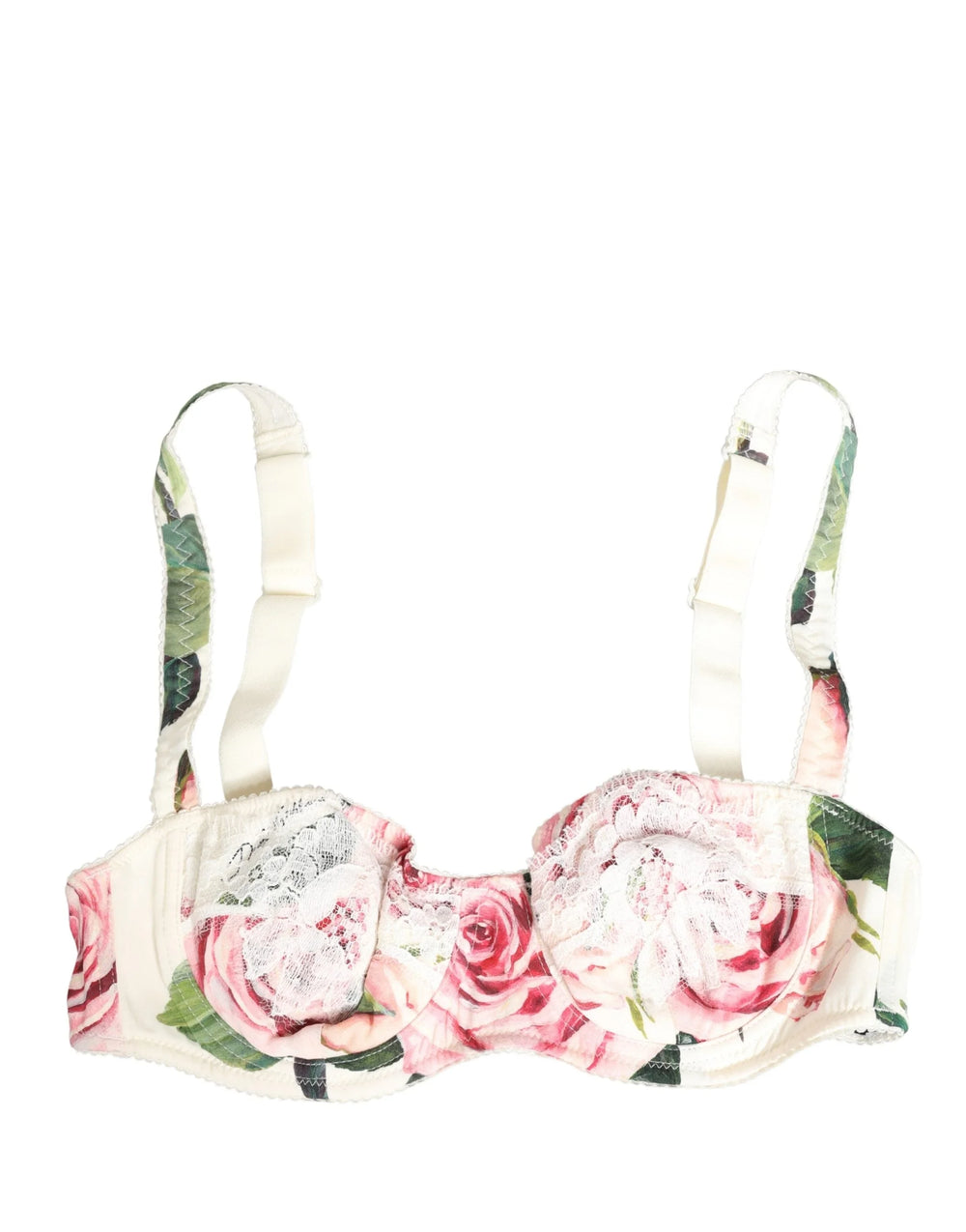 Dolce & Gabbana Mehrfarbig Floral Halbgepolsterter Unterwäsche-BH - IT1 | XS