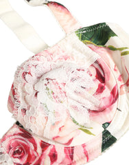 Dolce & Gabbana Mehrfarbig Floral Halbgepolsterter Unterwäsche-BH - IT1 | XS
