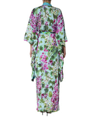 Dolce & Gabbana Multicolor Floral Silk Stretch Wrap Dress - IT42|M - Dresses