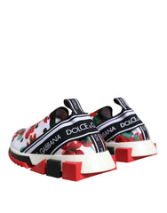 Dolce & Gabbana Multicolor Geranium Sorrento Sneakers Shoes - EU36.5/US6 - Sneakers