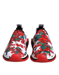 Dolce & Gabbana Multicolor Geranium Sorrento Sneakers Shoes - EU36.5/US6 - Sneakers