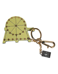 Dolce & Gabbana Multicolor Gold Tone Carretto Keychain Keyring - Keychains
