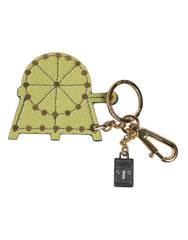 Dolce & Gabbana Multicolor Gold Tone Carretto Keychain Keyring - Keychains