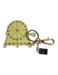 Dolce & Gabbana Multicolor Gold Tone Carretto Keychain Keyring - Keychains
