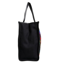 Dolce & Gabbana Multicolor Graphic Printed Top Handle Shopping Tote Bag - Tote Bags