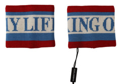 Dolce & Gabbana Multicolor King Of My Life Cashmere Wristband - Wristbands