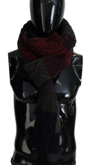 Dolce & Gabbana Multicolor Knitted Men Neck Wrap Shawl Scarf - Scarves & Shawls