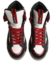 Dolce & Gabbana Multicolor Leather High Top Sneakers Shoes - EU43/US10