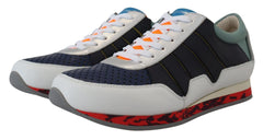 Dolce & Gabbana Multicolor Leather Sport Low Top Sneakers - Sneakers