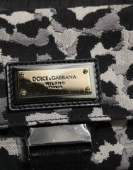 Dolce & Gabbana Multicolor Leopard Jacquard Crossbody Bag - Cross Body Bags