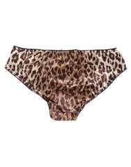 Dolce & Gabbana Multicolor Leopard Print Girdle Panty Underwear - IT2 | S - Briefs