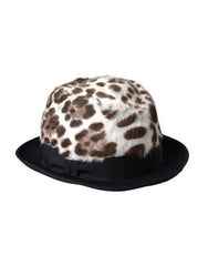 Dolce & Gabbana Multicolor Leopard Women Fedora Hat - 58 cm|M - Fedoras