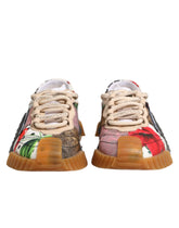 Dolce & Gabbana Multicolor Logo Low Top NS1 Sneakers Shoes - EU35/US4.5