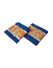 Dolce & Gabbana Multicolor Logo Sequin Viscose Wristband - Wristbands
