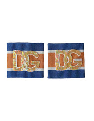Dolce & Gabbana Multicolor Logo Sequin Viscose Wristband - Wristbands