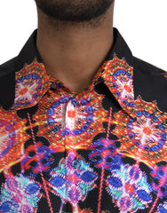 Dolce & Gabbana Multicolor Luminarie Silk Men Casual Shirt - Shirts