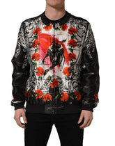 Dolce & Gabbana Flerfarget Majolica okseprint bomberjakke