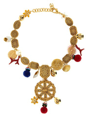 Dolce & Gabbana Multicolor Metal Necklace - One Size