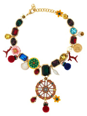 Dolce & Gabbana Multicolor Metal Necklace - One Size