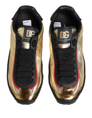 Dolce & Gabbana Multicolor Old Runner Lace Up Sneakers Shoes - EU44/US11