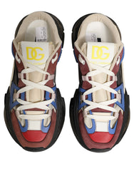 Dolce & Gabbana Multicolor Panelled Airmaster Sneakers Shoes - EU44/US11
