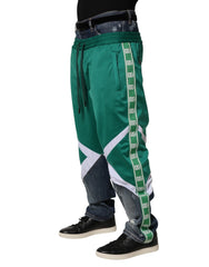 Dolce & Gabbana Multicolor Panelled Straight-Leg Denim Jeans - IT52 | XL