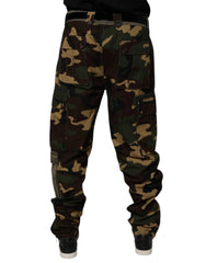 Dolce & Gabbana Multicolor Patchwork Camouflage Cargo Pants - IT54 | XL - Cargo Pants