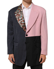 Dolce & Gabbana Multicolor Patchwork Single Breasted Jacket Blazer - IT44 | XS - Coats & Jackets