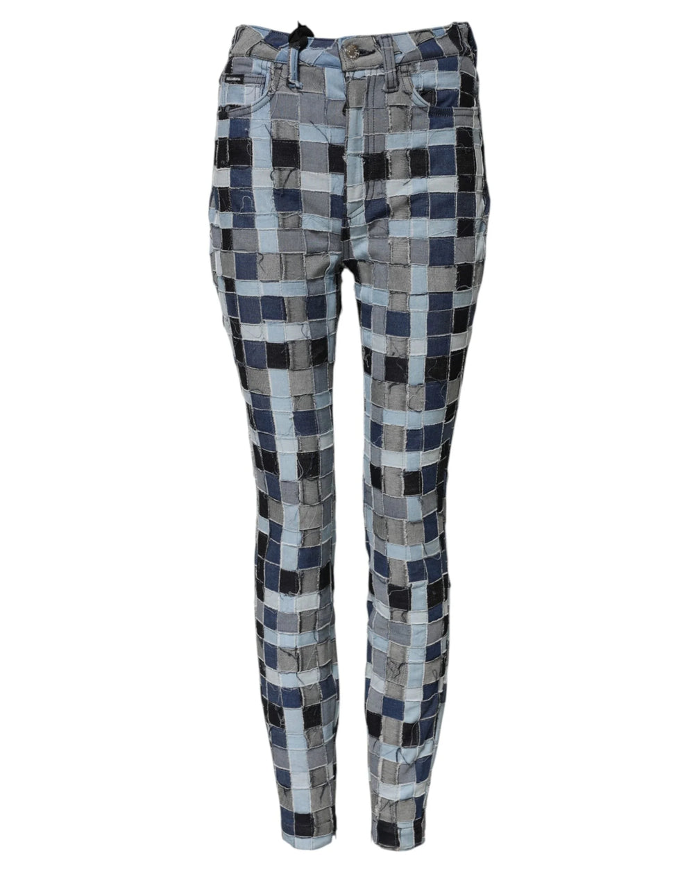 Dolce & Gabbana Multicolor Patchwork Skinny Denim Jeans - IT40|S - Jeans