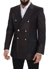 Dolce & Gabbana Multicolor Patchwork Stripes SICILIA Blazer - IT50 | L - Sport Jackets